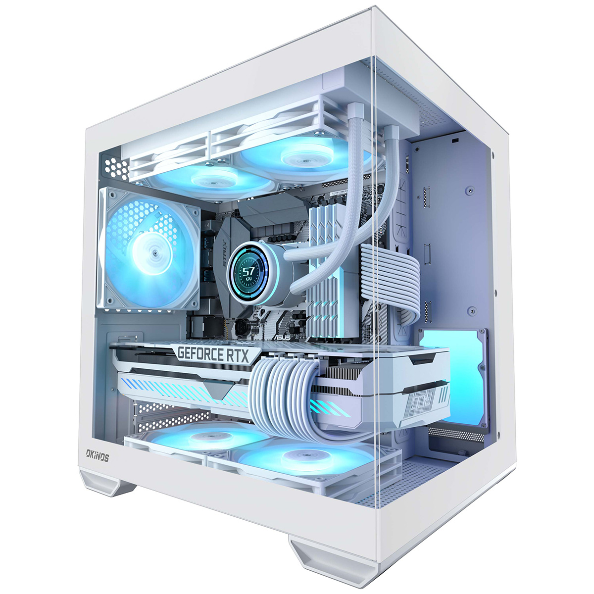 【サマーセール!!簡易水冷モデル!】 7800X3D × RX9070XT 16GB メモリ32GB