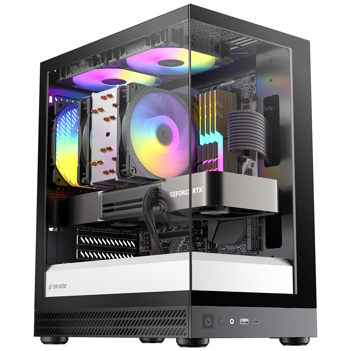 【サマーセール！銀行振込限定】 5700X × RX9060XT 16GB　SSD1TB メモリ32GB