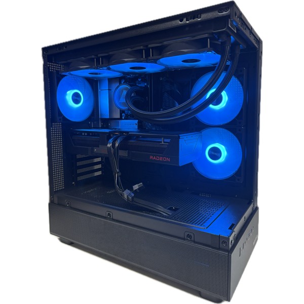 【簡易水冷モデル・限定1台！銀行振込限定】　9800X3D × RX9070XT　メモリ32GB　簡易水冷　ブラックモデル